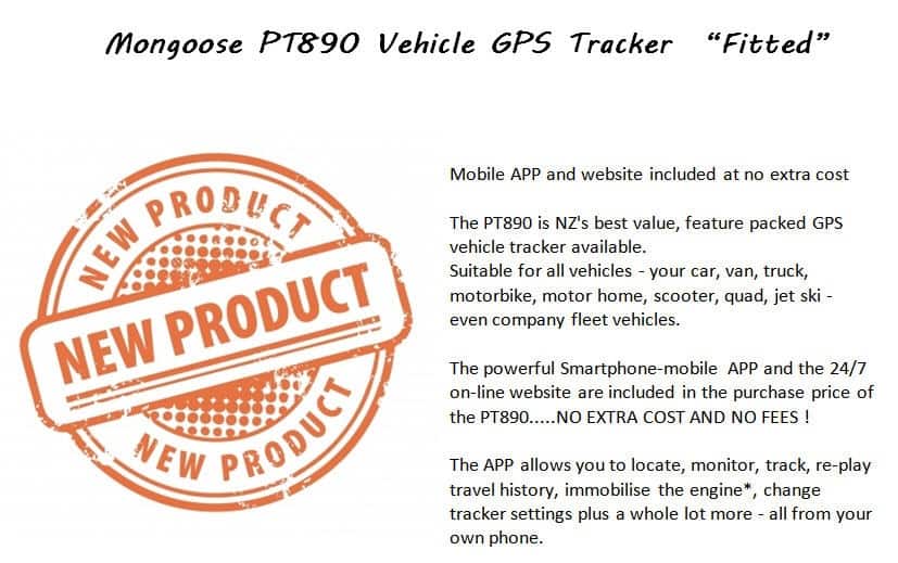 mongoose PT890 Vehicle GPS Tracker