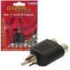 DNA RCA Male to 2 RCA Female Adaptor - AAR105