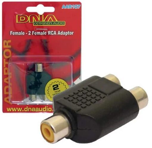 DNA Female to 2 Female RCA Adaptor - AAR107