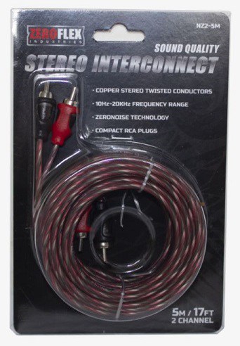 Zeroflex NZ2-5M - RCA Lead 5m Cable