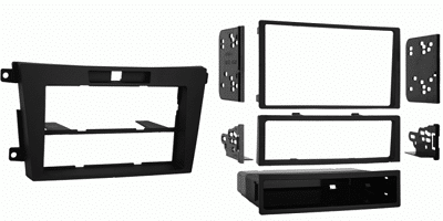 Metra 99-7508 - Dash Kit Single & Double DIN Black for Mazda CX8