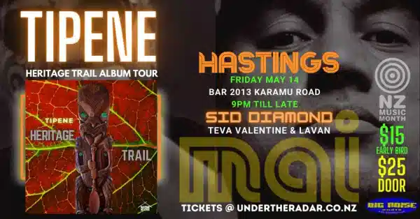 TIPENE ALBUM TOUR 2022 - HASTINGS at bar 2013 hastings May 14th
