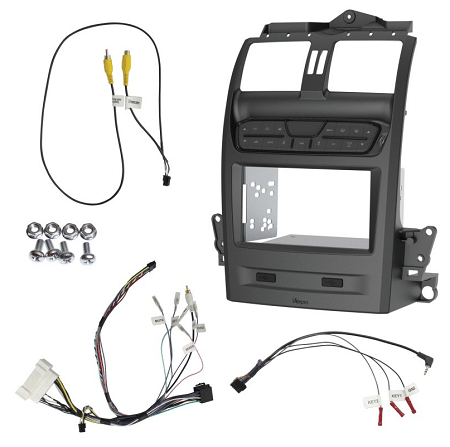Aerpro FP9750GK - Dash Kit Double Din GunMetal for Ford Falcon BA-BF & Territory SX-SY