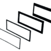 DNA DTR600 - Fitting Kit Din Trim Rings