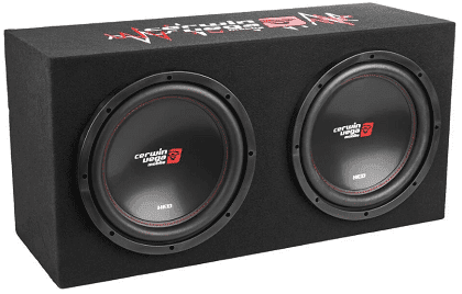 Cerwin Vega BKX212S - COMBO DEAL Dual 12" Sealed Enclosure with Mono Amplifier