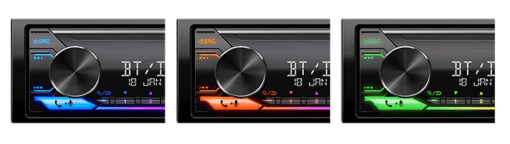 JVC KD-X482BT - Digital Media Receiver featuring Bluetooth® / USB / 13-Band EQ / Variable-Color Illumination