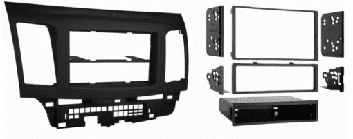 Metra 99-7011 - Dash Kit Din & DDin Black for Mitz Lancer / Galant Fortis 2007 on