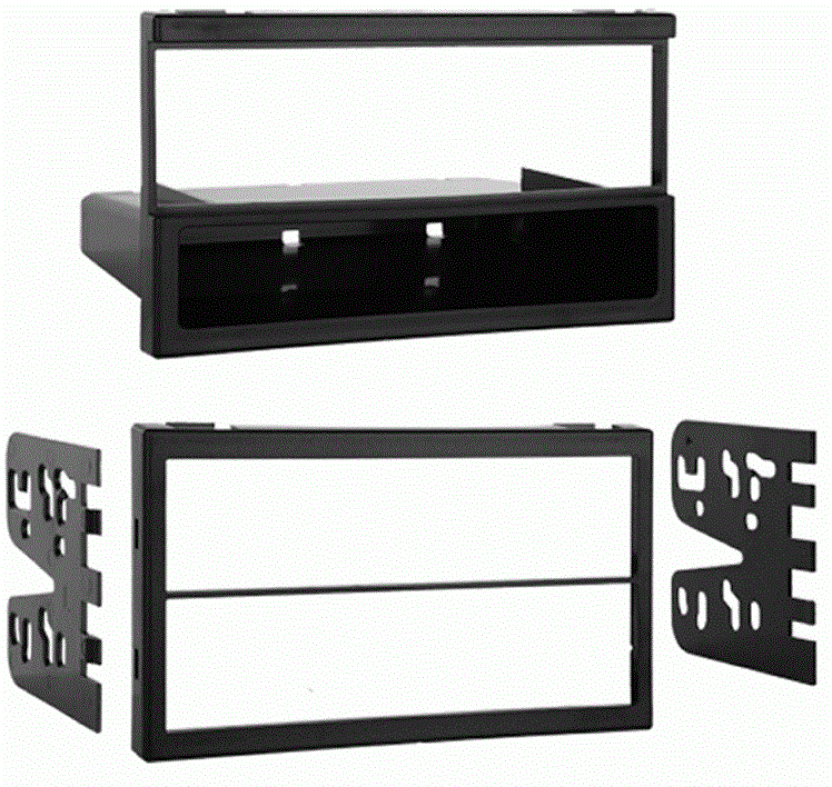 Metra 99-7505 - Dash Kit Din & DDin Black Mazda Multi Kit 1995 - 2005