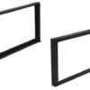 Connects2 CT24UV24 - Universal Cage Trim to Suit 113mm Cage Black