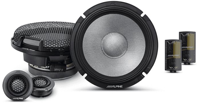 Alpine R2-S65C - Next-Generation 6-1/2″ (16.5cm) Component 2-Way R-Series Speakers