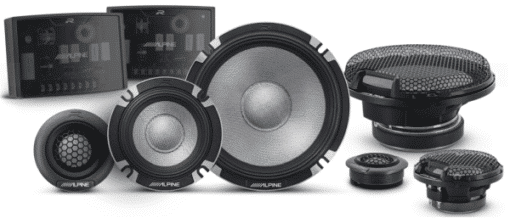 Alpine R2-S65-3 - 6.5" 3-way Component 300w PRO Edition Speakers