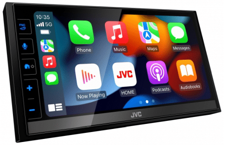 JVC KW-M785BW - 6.8" Touch Screen with Wireless CarPlay & Android Auto, USB Mirroring & HDMi Input