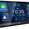 JVC KW-M785BW - 6.8" Touch Screen with Wireless CarPlay & Android Auto, USB Mirroring & HDMi Input
