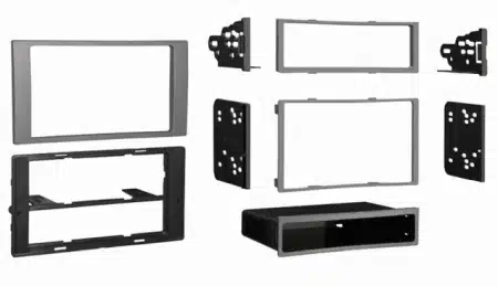 Metra 99-5824S - Dash Kit Double Din & Din Silver for Ford Mondeo, Transit, Kuga