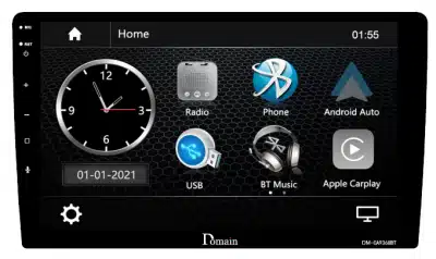 Domain DM-CA9368BT - 9" Multimedia Touch Screen with CarPlay & Android Auto