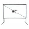 Rental Hire 180" Front/Rear Projection Screen Fast Fold
