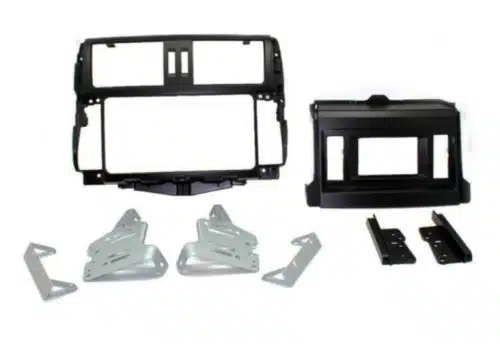 YE-TO 057 - Dash Kit Double Din Black for Toyota Prado (150) 2009 - 2013 GXL with 4.2" Top Display
