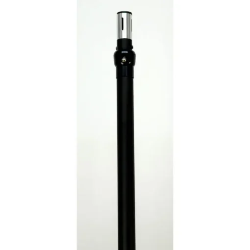 Black 4 metre upright pole for pipe and drape system