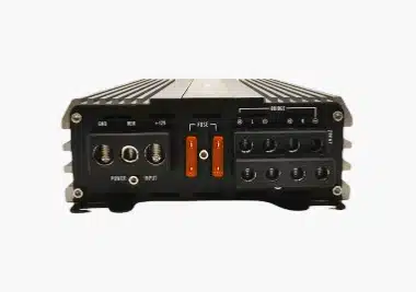 Zeroflex FLX-400.4 4-channel car amplifier with optional bass controller, 100W per channel, low pass filter, Class AB design