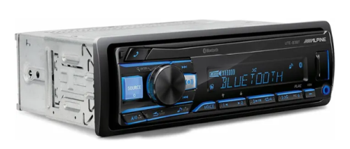 Alpine UTE-83EBT Mechless Bluetooth USB AUX Head Unit